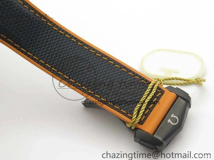 1230 Planet Ocean Master Chronometer Chrono DLC OM 1:1 Best Edition Black Dial On Nylon Strap A Chic 8103